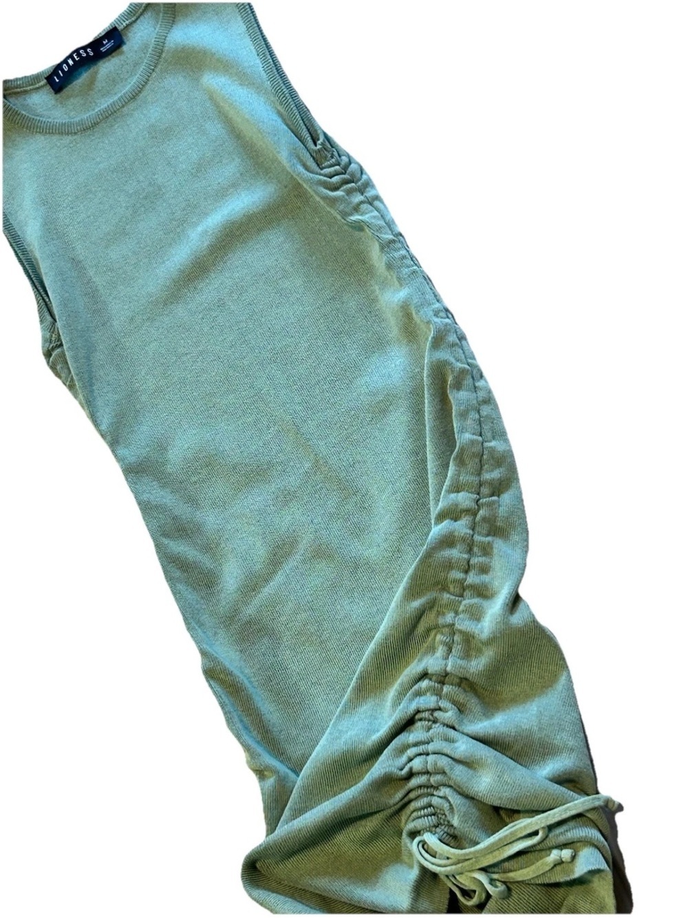 Lioness Sage Green Sleeveless Mini Dress - Picture 2 of 4